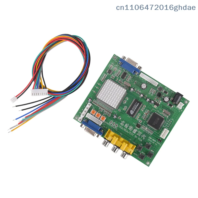 （Summer6）Arcade Game RGB/CGA/EGA/YUV To VGA HD Video Converter Board HD9800/GBS8200