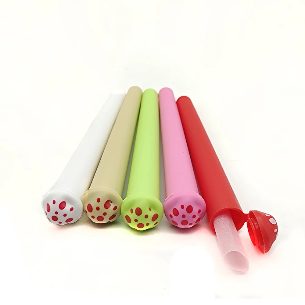 5pcs King Size Plastic Tube Waterproof Pill Box Mushroom cap Cigarette Paper Sealed Container Storage Holder Home Accessories - view 3