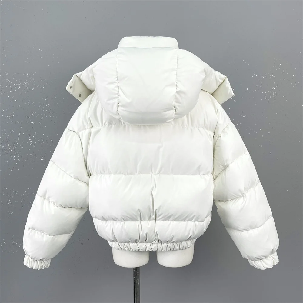 2025 Winter vrouwen Donsjack PU Gecoat Verdikte Warme vrouwen Bovenkleding y2k Nieuwe Hoge Party All-match Tops Jas beha