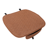 Anti-Slip Car Seat Cushion For Driving Breathable Coffee Cotton Truck Office Lumbar Back Pad Ergonomic Chair Waist Support Truck