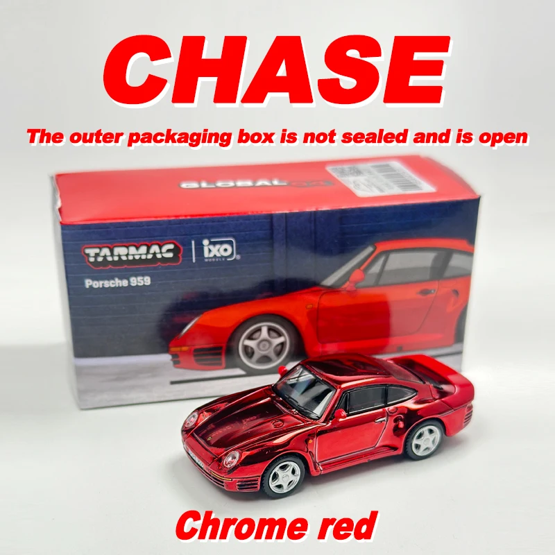Tarmac Works 1:64 TW Porsche 959 Red Chase alloy car model