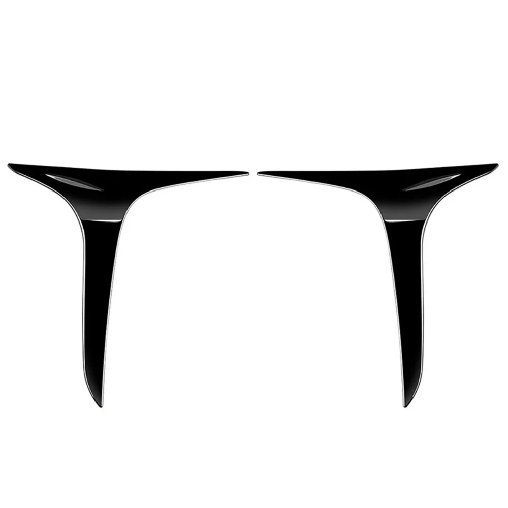 

For Toyota Yaris Cross 2020 2021 2022 Car Front Fog Lights Lamp Strips Trim Cover Sticker Car Styling Bright Black