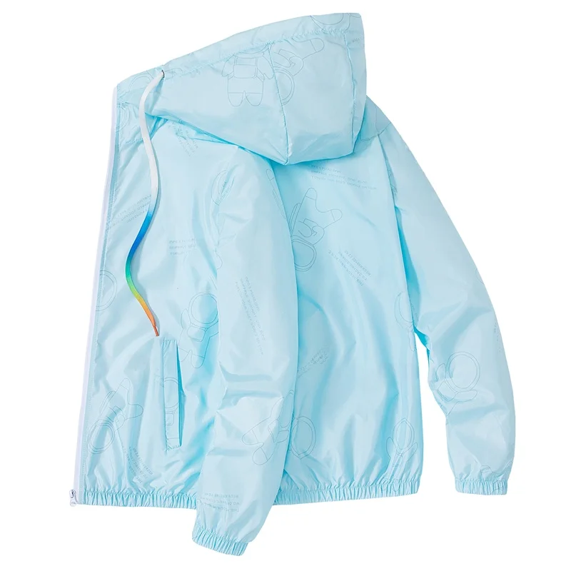 

Men's Summer Lightweight Breathable Ice Silk Fiing Casual Sun Protection Clothing Thin Model New Sle Polyester Fiber Hood...
