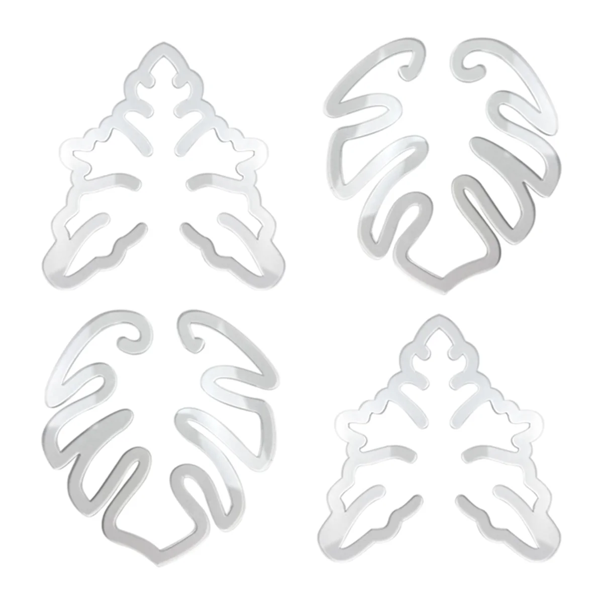 4Pcs Plant Stem Plastic Support,Reusable Plant Retaining Support,A+B