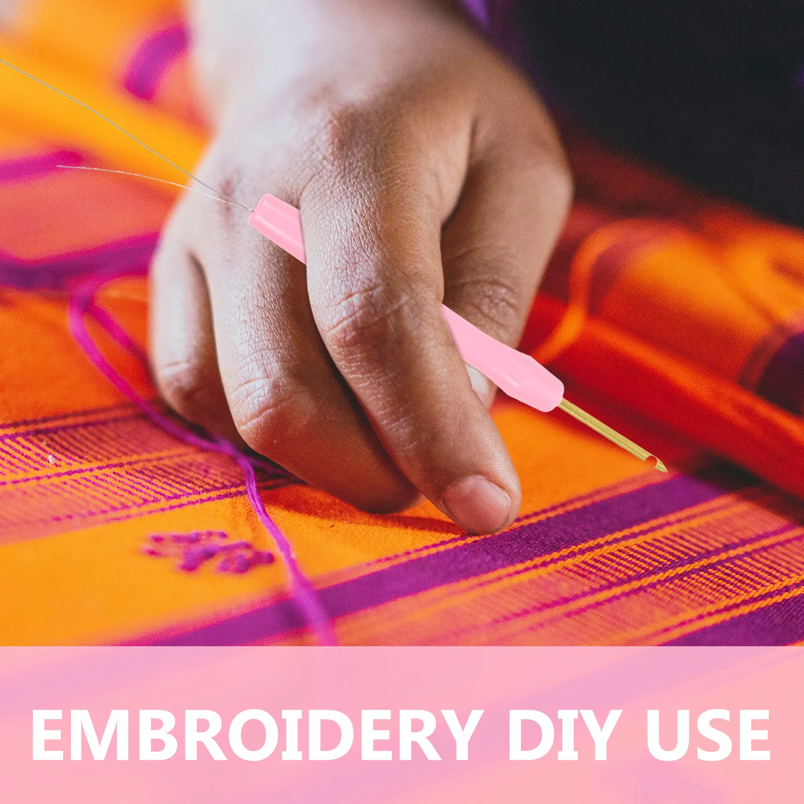 

4Pcs Felt Needle Kit Stainless Steel Wool Felting Needles Lightweight Portable DIY Embroidery Tools for Beginners Craft Wool