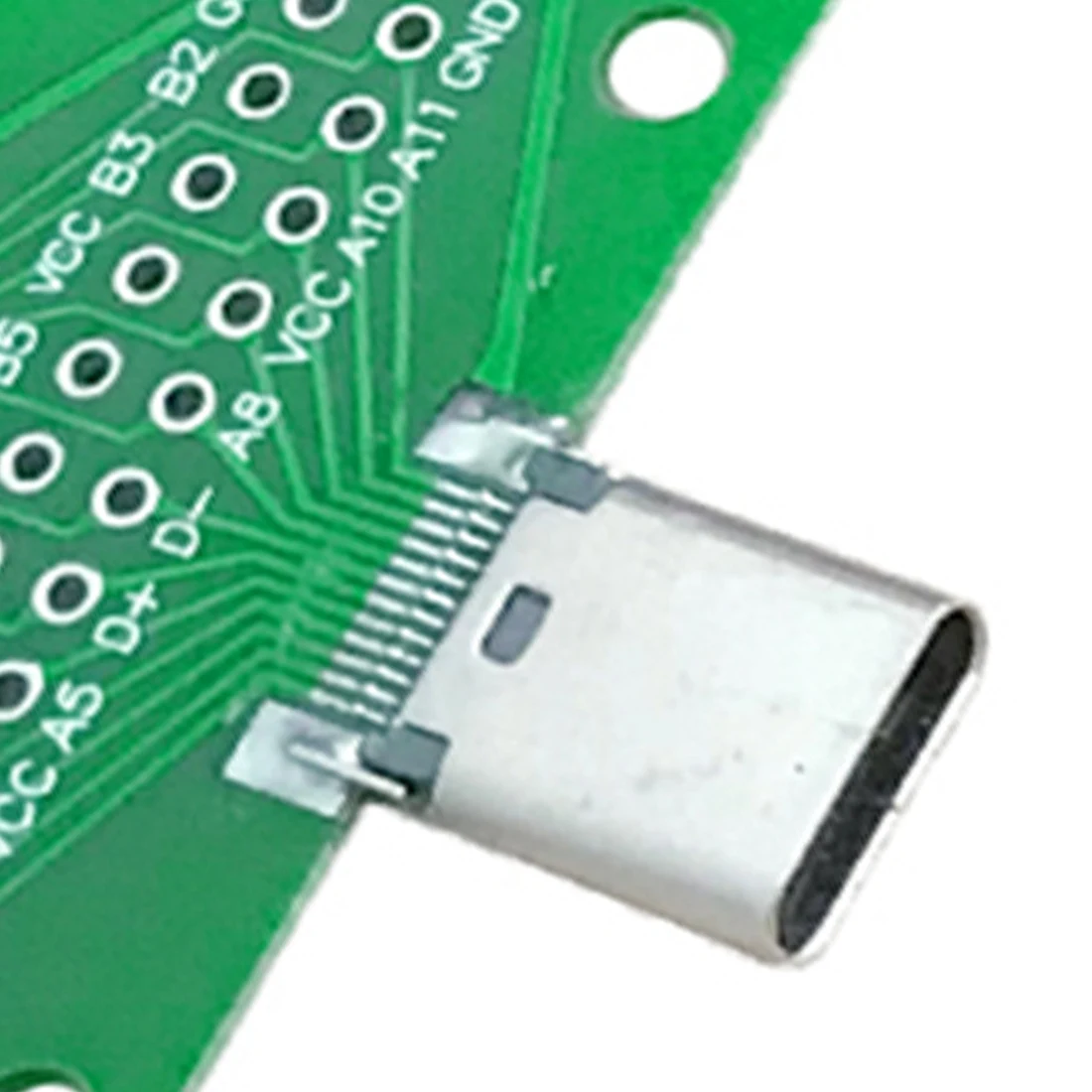 ABZV-placa PCB de prueba tipo C macho a hembra, placa Universal con puerto USB 3,1, placa de prueba de 20,6x36,2mm con pines