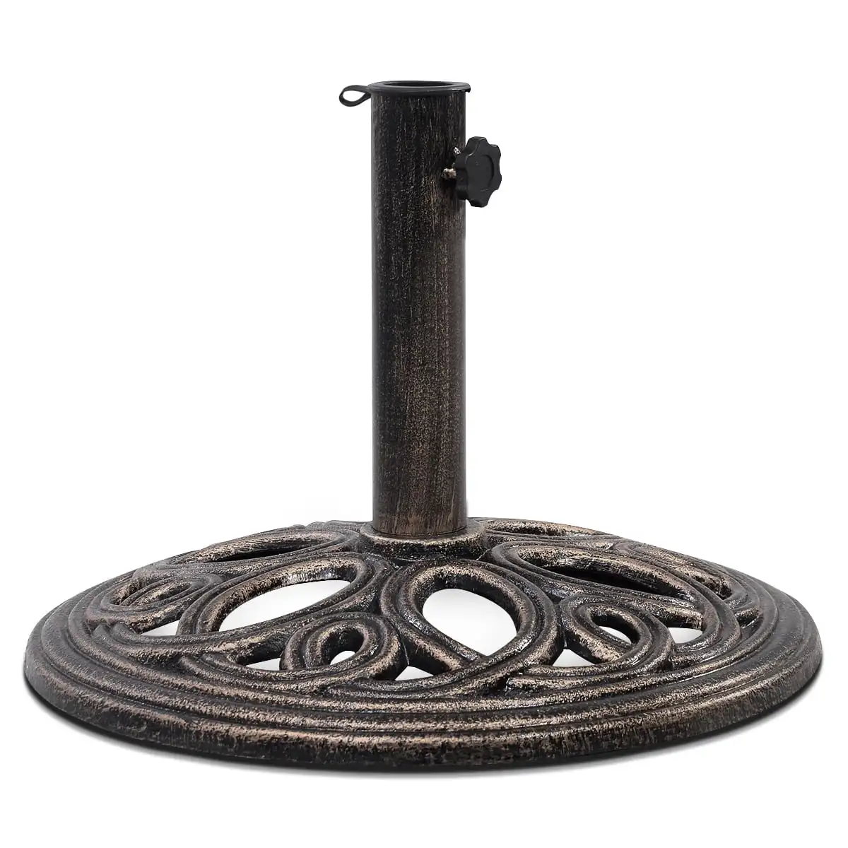 

18"Round Umbrella Base Stand Cast Iron Heavy Duty 23lbs