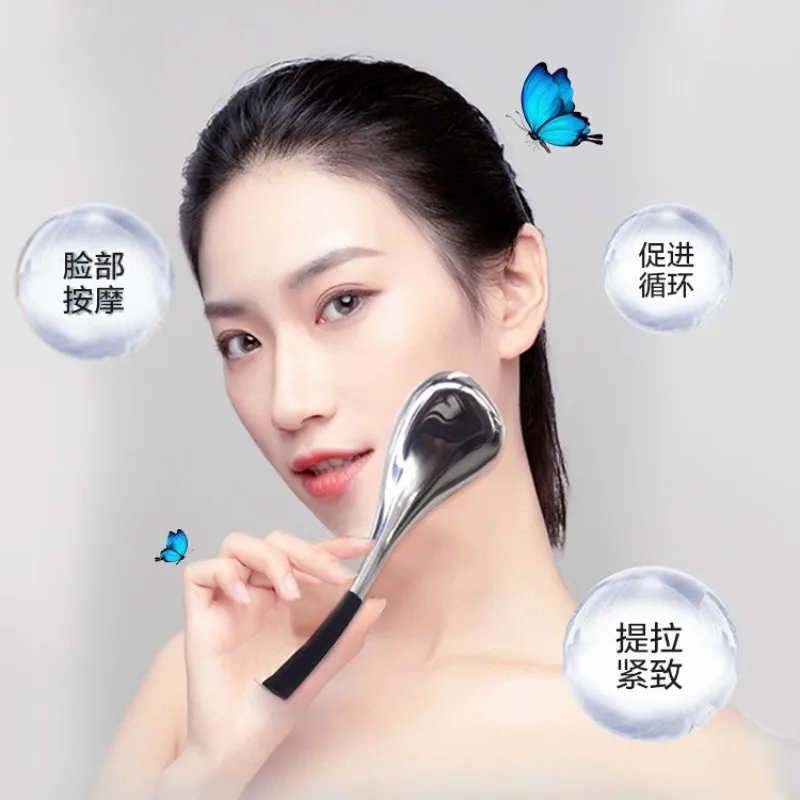 1 Paar Rvs Ijs Globes Gezichtsverzorging Tool voor Vrouwen Mannen Gezicht en Ogen Schoonheid Cryo Sticks Cooling spa Globes Schoonheid