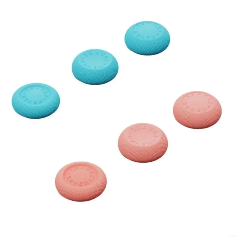 

L41E Antislip Silicone Thumb Grips Set Enhances Sensitivity Analog Covers Antislip Thumb Pad Suitable for Controllers