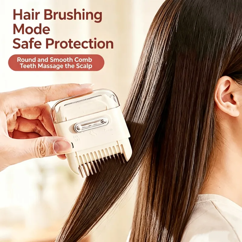 1Pcs Plastic Hair Trimming Comb, Dual Use Bangs & Eyebrow Trimmer, Portable Travel Hair Shaping Tool for Women Daily Use