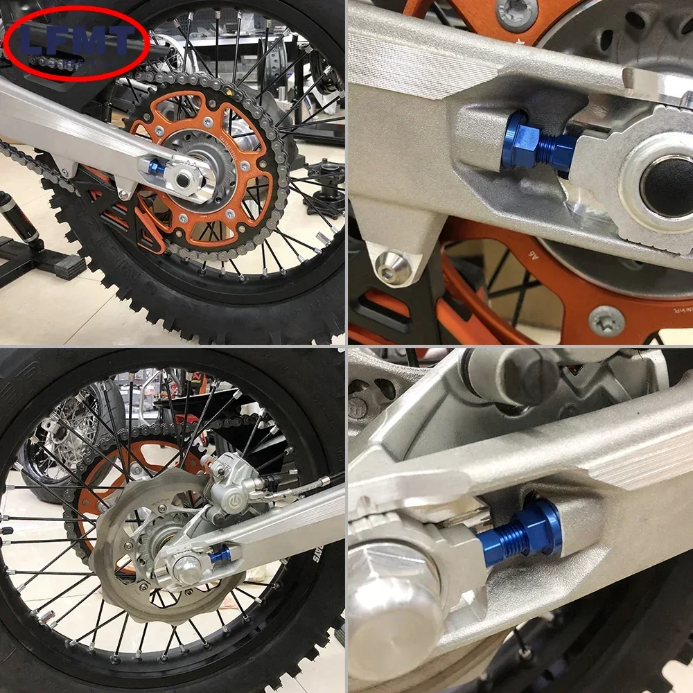 리어 액슬 블록 체인 조절기 볼트, KTM 690 790 890 950 990 1090 1190 1290 어드벤처 듀크 엔듀로 SXS SMC R 2004-2023