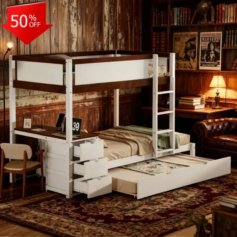 

Bunk Guardrail Slide Child Bed Kid Kindergarten Furniture Baby Newborn Items Children's Family Infant Crib Toddler Beds Kids