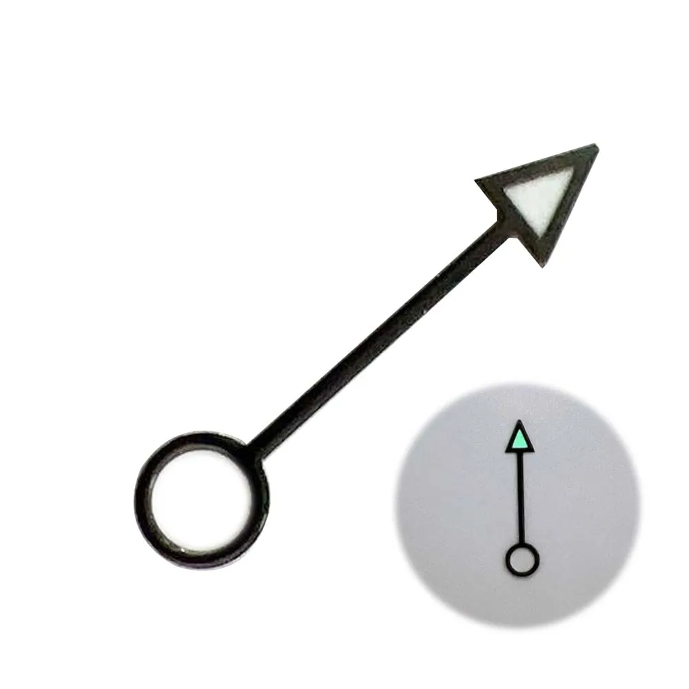 12.5/13mm Watch GMT Hand for NH34 Movement Modified Part Green Luminous Hands Watch Pointers Accessories