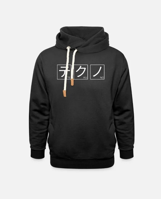

Techno Japanese Style Cotton Printed Hoodie Show Your Love for Techno and Japanese Aesthetics with This Unique Cotton Hoodie