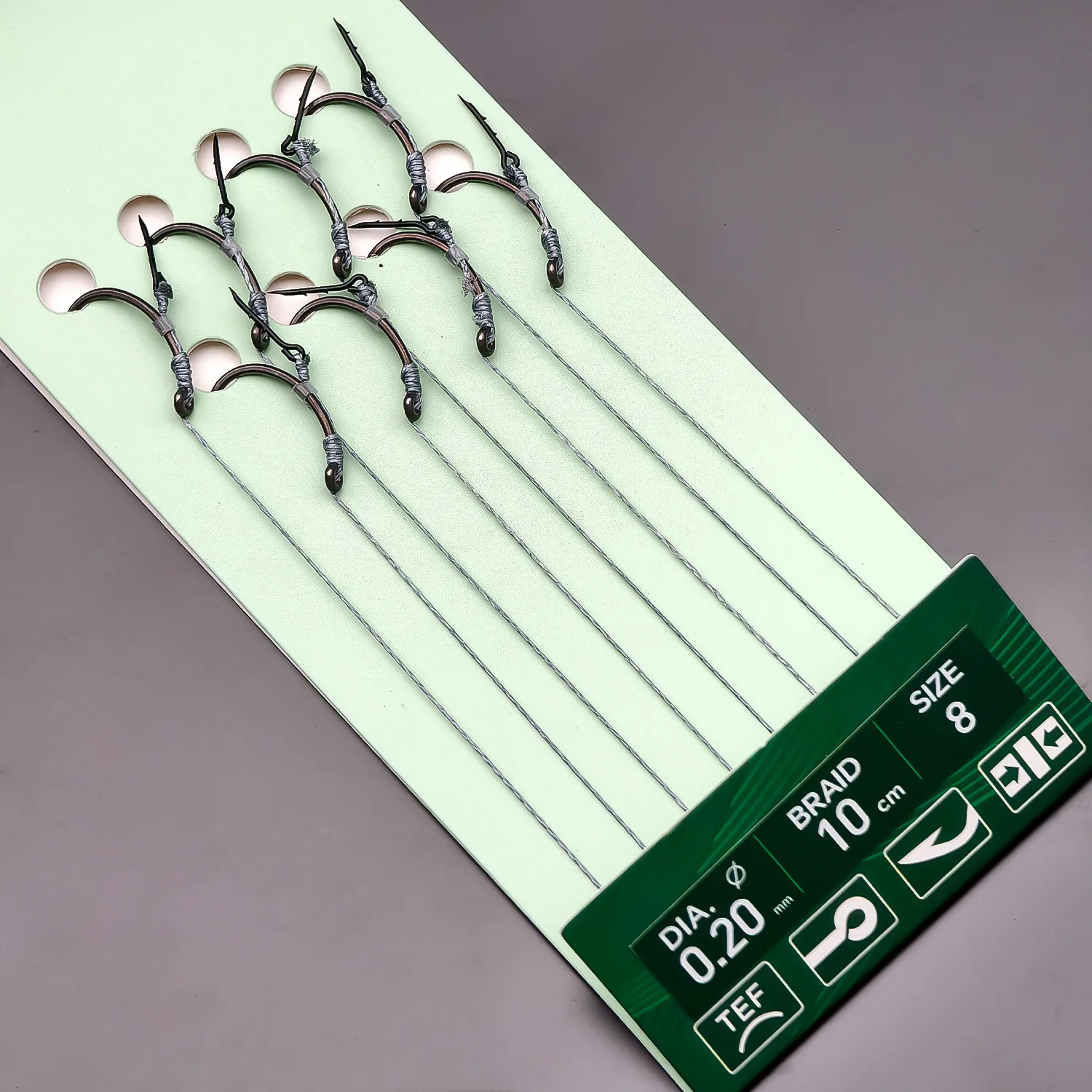 8-teiliges Method Feeder Carp Rigs Set – handgefertigte Angelausrüstung und Ausrüstung, Angelzubehör, Karpfenangeln