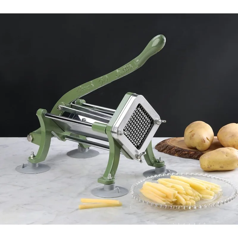 37340 Commercial Restaurant French Fry Cutter with Suction Feet, 1/4-Inch