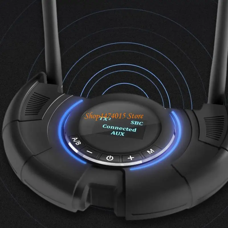 K1AA Bluetooth5.0-compatible Music Receiver Transmitter Hands-free Call Aux Adapter