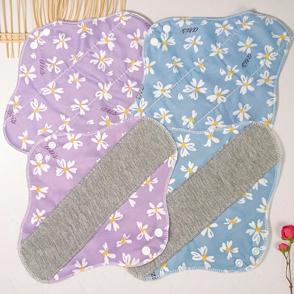 Reusable Adult Diaper Cotton Washable Panties Panty Liners Feminine Hygiene Pad Period Non-slip Soft Menstrual Cloth Sanitary