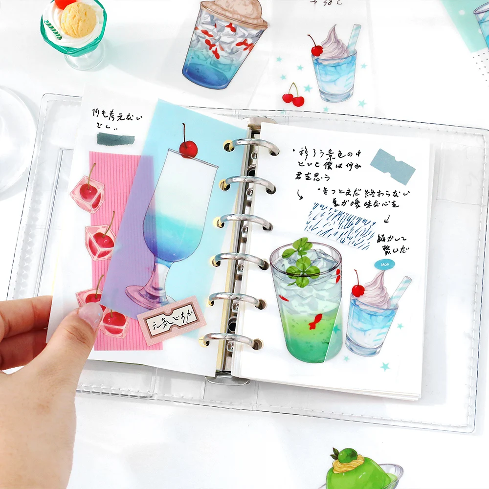 20 fogli Showa Dream Series Kawaii Ins Manuale creativo Carta decorativa Fai da te Spazzatura Ufficiale Scrapbook Carta materiale estetico