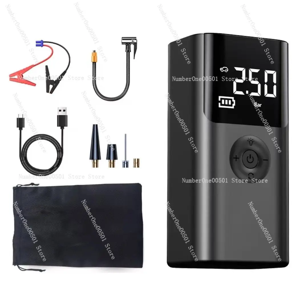 

QS003 Автомобильный стартер с воздушным компрессором Портативный аварийный усилитель Power Bank