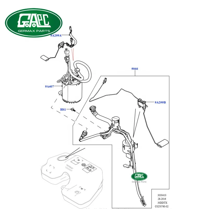 

Fuel Sender Sensor Unit LR049991 LR079271 GL3172 For 2013-2017 Sport 2014-2017