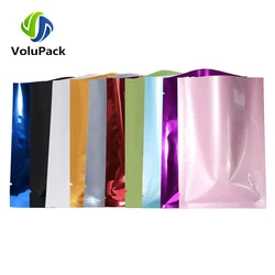 Aluminum Foil Mylar Bags,Vacuum Heat Sealing Pounches for Food, Coffee, Tea, Water Proof, Various Colors, 4x2.75in,100PCs