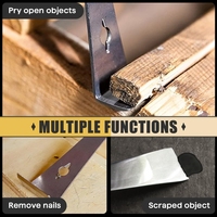 Crowbar scraper group, flat crowbar tool, stainless steel flat crowbar, crowbar group, multi-functional crowbar tool, kitchen re