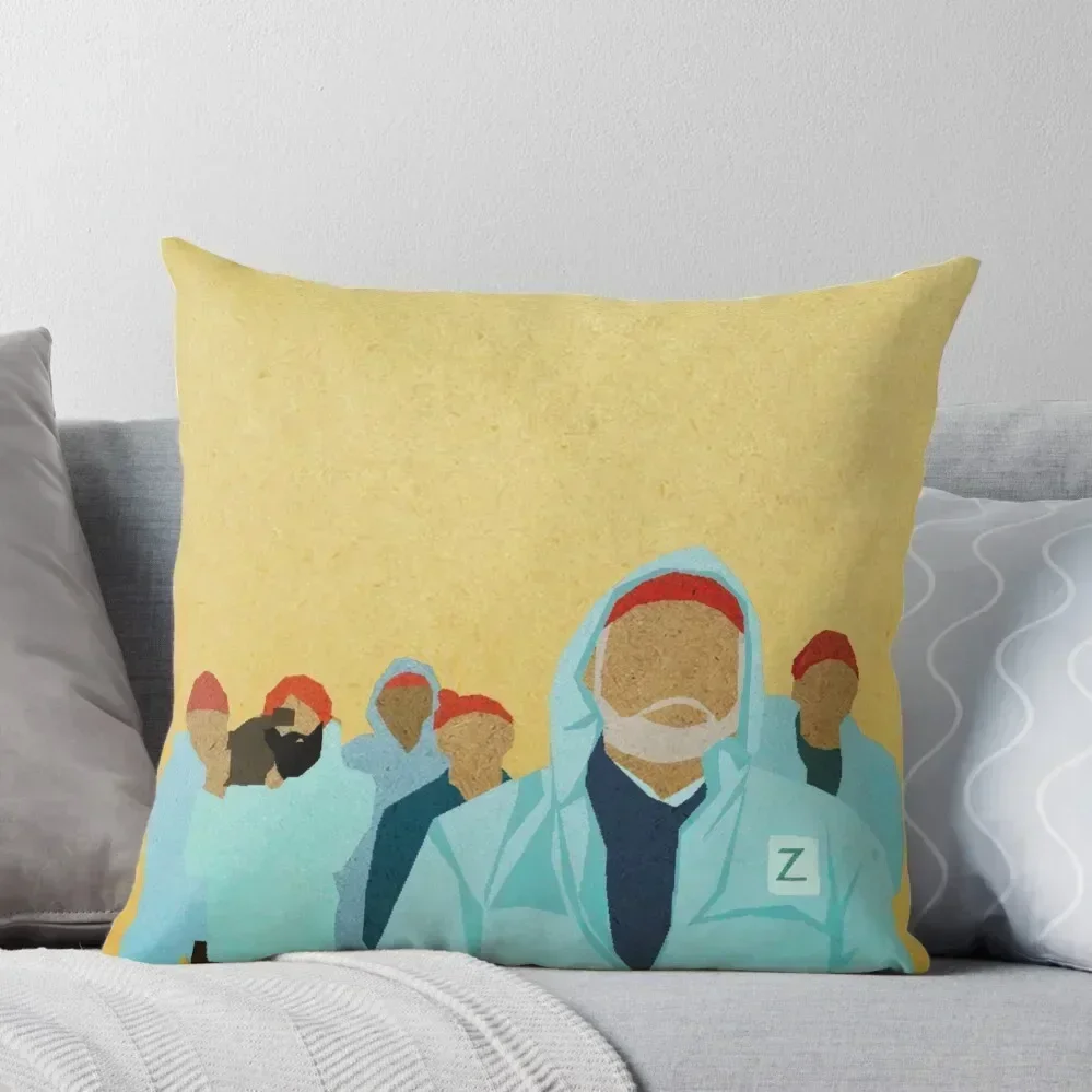 

Team Zissou. Throw Pillow luxury home accessories Cushion Cover Luxury Sofa Covers pillow