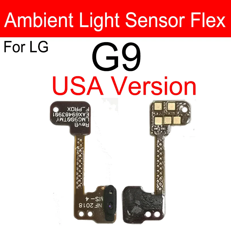 Kabel Fleksibel Sensor Cahaya Kedekatan Sekitar untuk LG V50S G8X G9 Bagian Pengganti Pita Fleksibel Sensor Cahaya Kedekatan