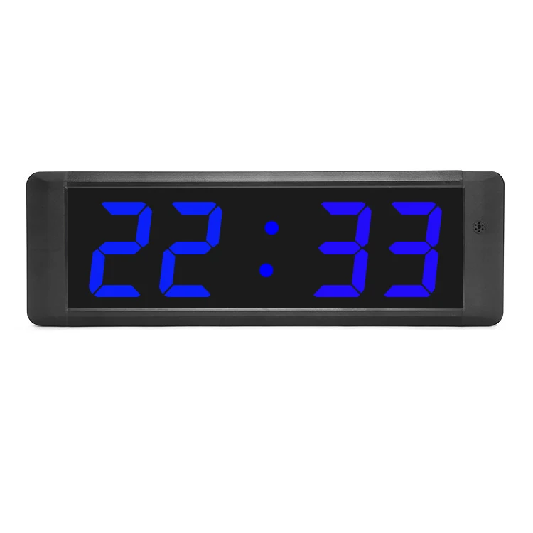 Jhering 4 Inch 4 Digits Big Red LED Digital Display Countdwon Gym Clock With Remote Control