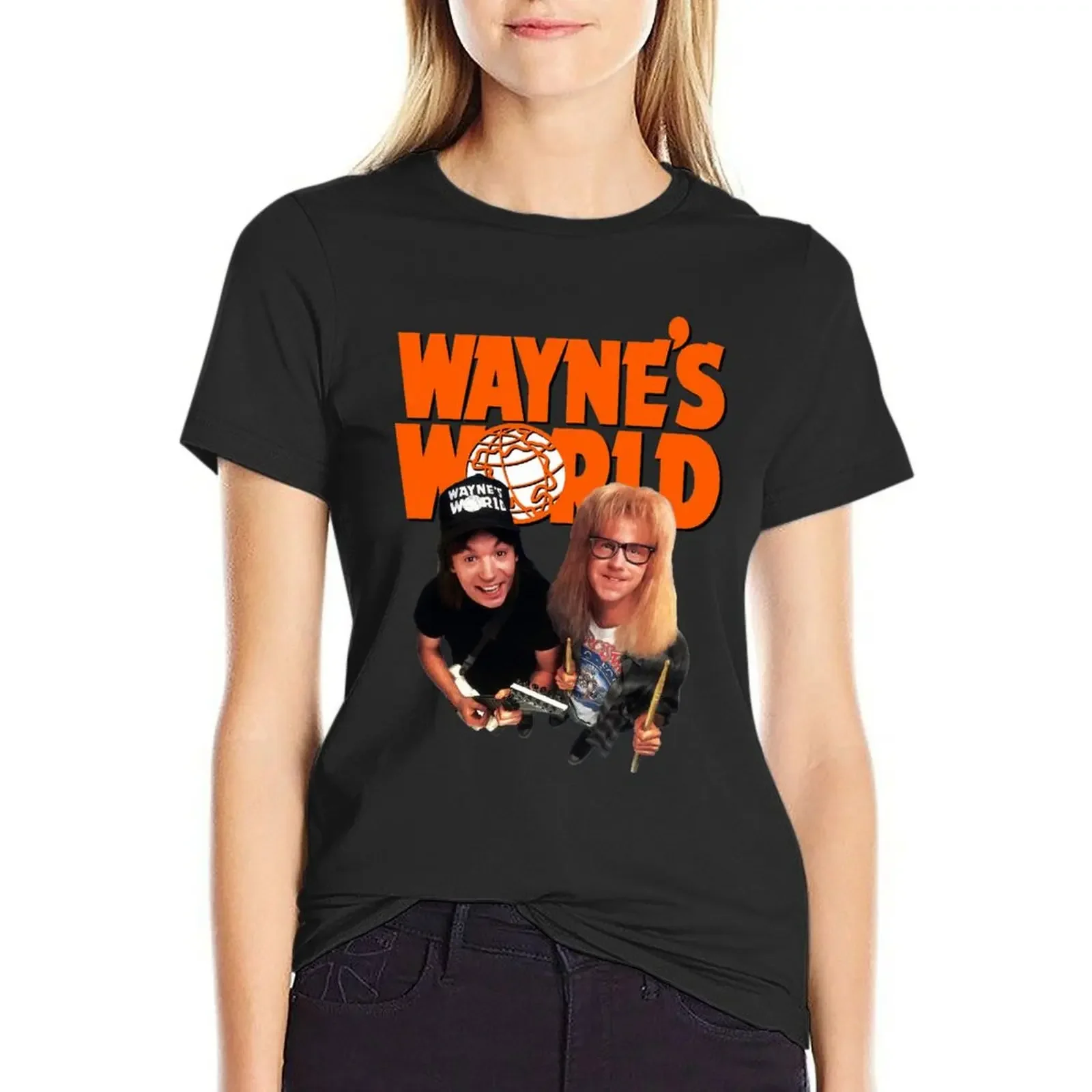 

Waynes World Essential T-Shirt female Aesthetic clothing cute tops Woman clothing