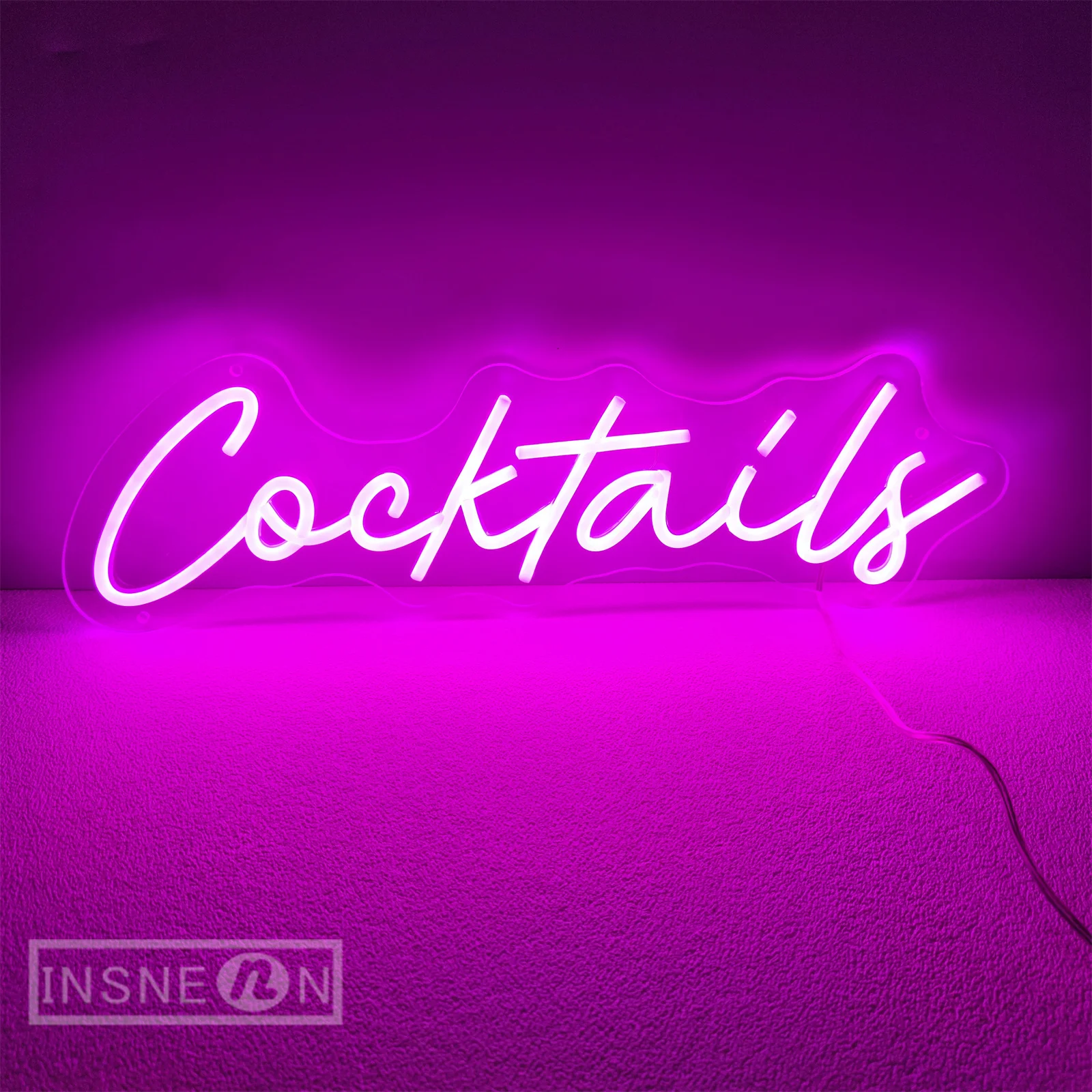 

Cocktails Neon Signs Beer Bar Club LED Acrylic Neon Lights Sign for Hotel Pub Cafe Birthday Party Wall Decorative Neon Led Lamp