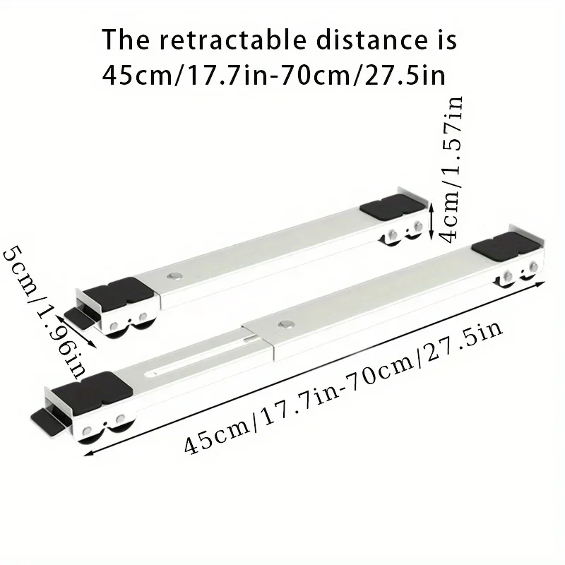 مناسبة للغسالات والثلاجات وغرف الغسيل 300 كجم من الفولاذ المقاوم للصدأ قابلة للتعديل ومضادة للصدمات ومضادة للصدأ #5