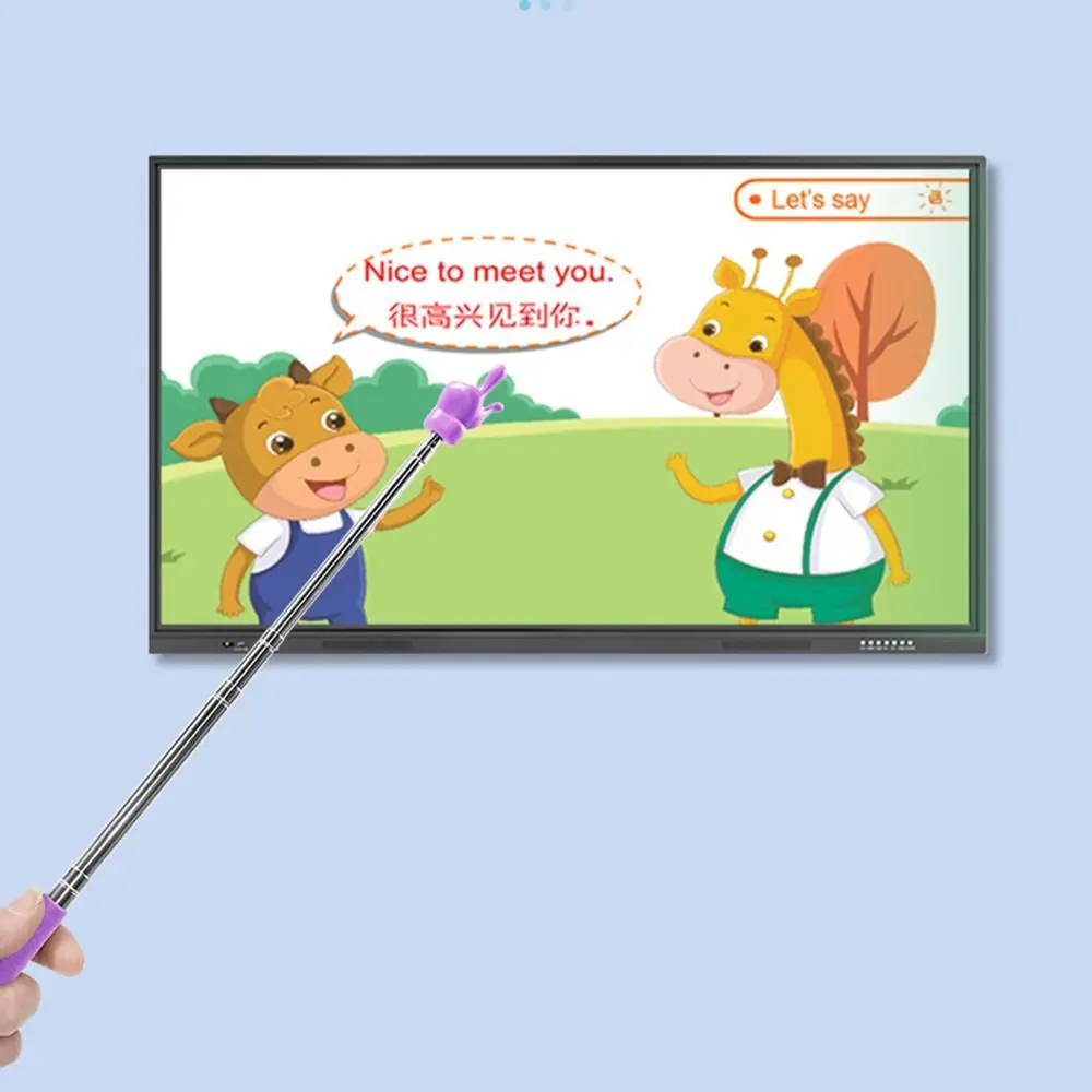 

Дизайн телескопического стержня, указатель для доски из нержавеющей стали, обучающая палочка, ручные палочки для чтения в презентере