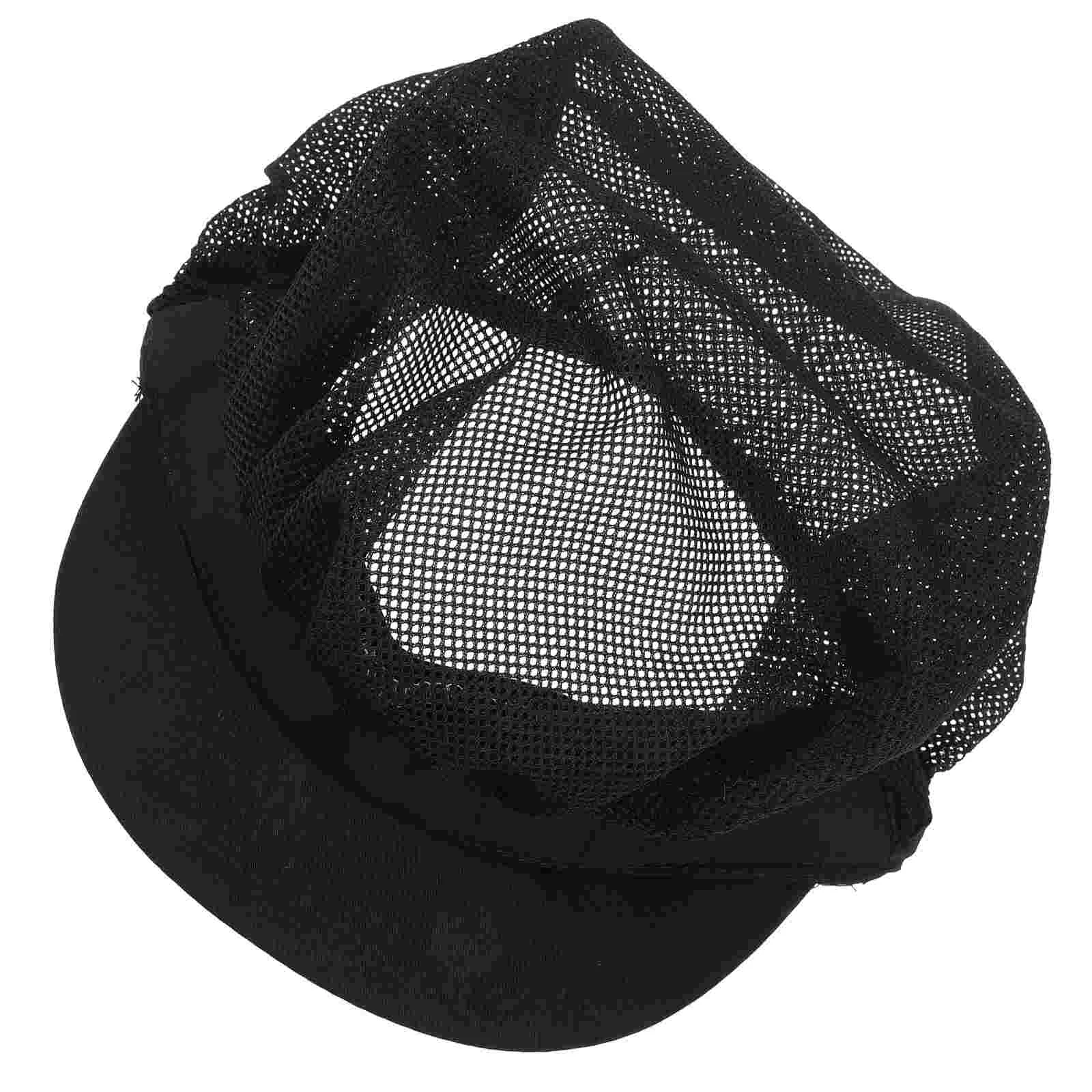 Hair Net Mesh Chef Hat Caps Baker Headgears Uniform Waiter Kitchen Women Reusable Universal Man