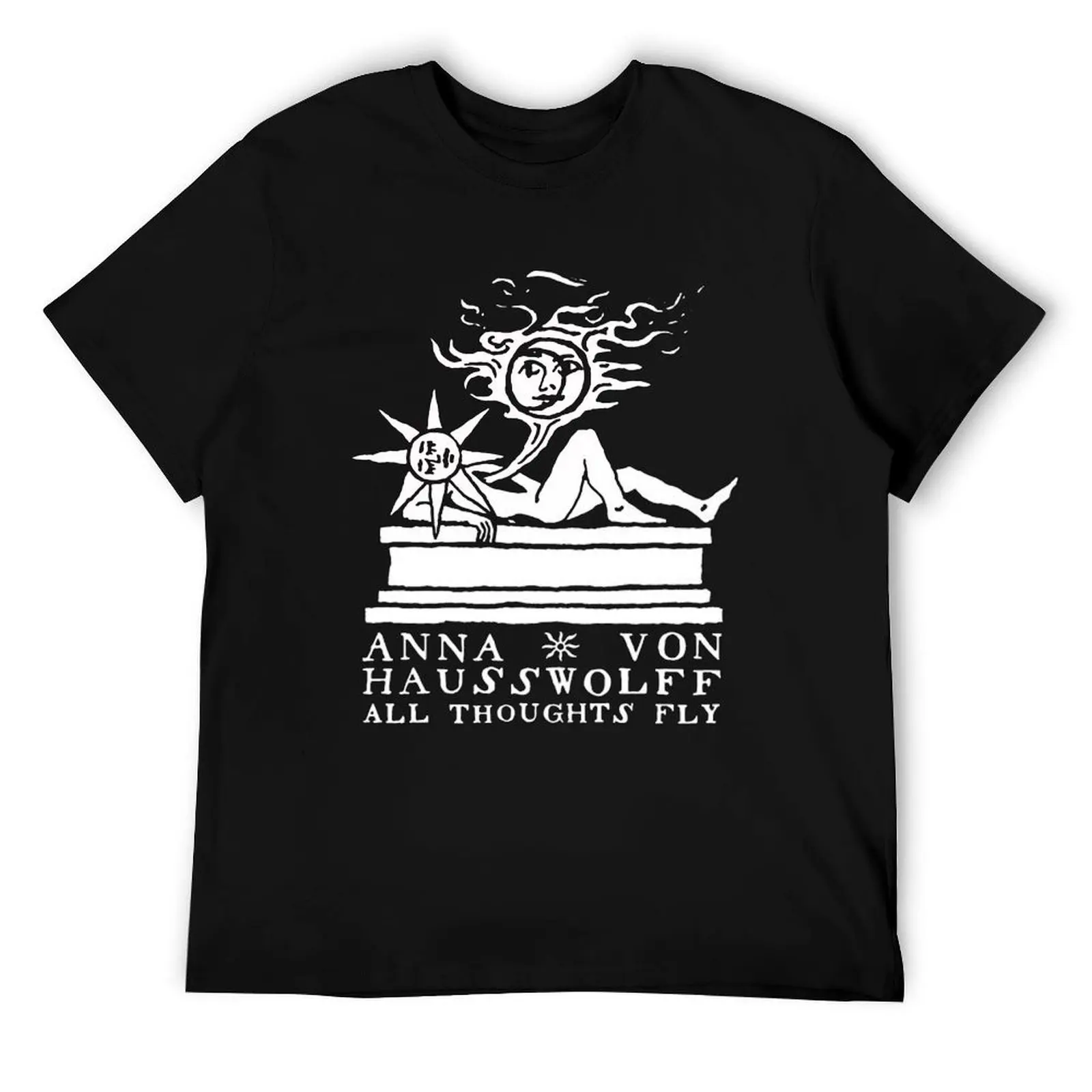 

Anna von Hausswolff All Thoughts Fly футболка футболки для мужчин хлопковая забавная футболка мужская 100% хлопок футболка люксового бренда