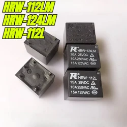 （Brand New Original）1pcs/lot 100% original genuine relay:HRW-112LM HRW-124LM HRW-112L Milk machine relay 4pins 5pins 15A