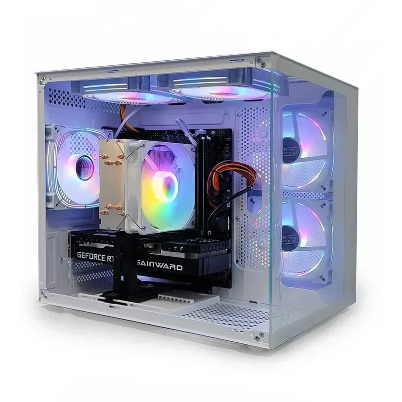 Ordenador de escritorio para juegos de fábrica Intel I5 12400f I7 14700kf Amd R5 5600gt R7 8700f 1tb Ssd 16gb Ram Gamers Pc de escritorio todo en uno