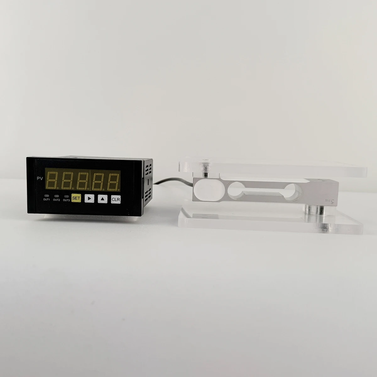 Aluminum Weight Sensor Module with Acrylic Mounting Kit High Brightness Force Display Meter for Industrial Tension Hardware