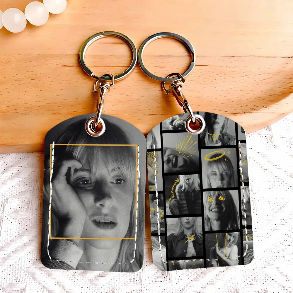 

Singer Hayley Williams Card Holder Keychain Key Ring Door Lock Access Protective Case For Security Gift