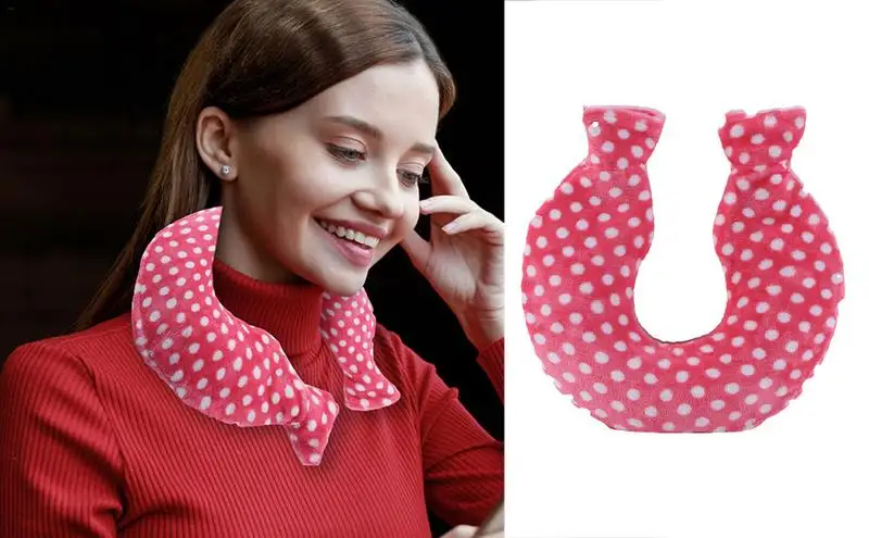 

1400ML U Shaped Hot Water Bottle inter Warm Hot Water Bag Neck Shoulder Warmer Hand Warm for Neck and Shoulder Pain Relief