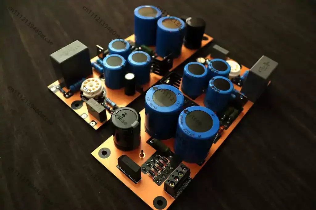 A17 ECC88 6DJ8 Tube Preamp PCB DIY Kit With Complete Accessories, No Vacuum Tube Audio Circuit Board