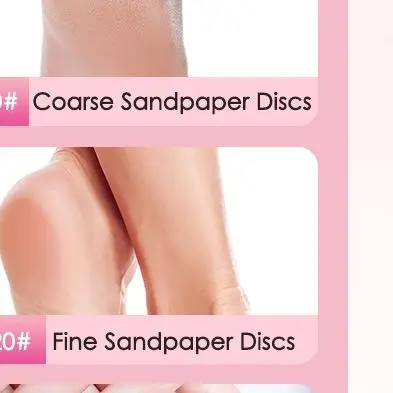 3 في 1 الكهربائية مزيل مسامير القدم قابلة للشحن الكهربائية ملف القدم طاحونة الأظافر أدوات باديكير مع 20 قطعة الصنفرة الجلد الميت #6