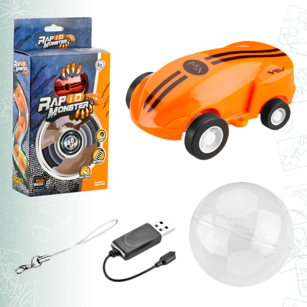 360 องศามินิรถ Stunt USB ชาร์จพ็อกเก็ตมินิของเล่นรถแข่งรุ่นของเล่นเด็กรถ Stunt Car (สีสุ่ม)