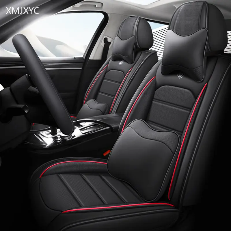 Universal Style Luxury Pu Leather Car Seat Cover for NISSAN All Car Models Qashqai Juke Leaf Armada Altima Cube Dualis Tiida