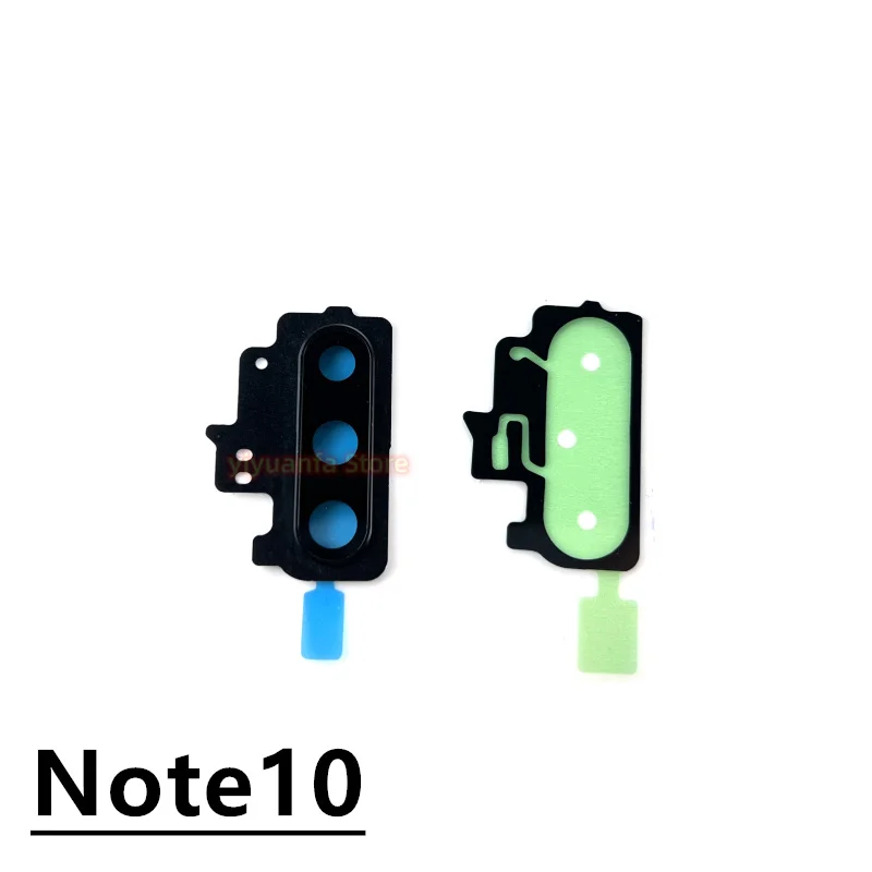 Rear Back Camera Lens Glass Ring Cover With Frame Adhesive For Samsung Galaxy Note 10 Plus 10+ Note10 Replacement Parts