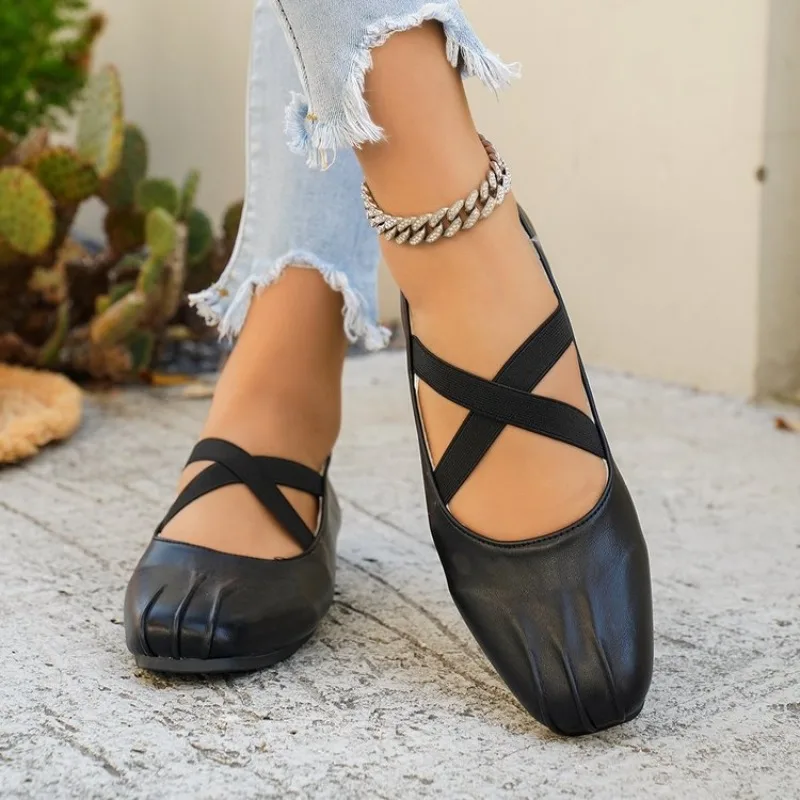 Women's Soft Summer Shoes Women's Ballet  Women's Shoes Ballet Flat  Soft Ballet Dance Shoes New