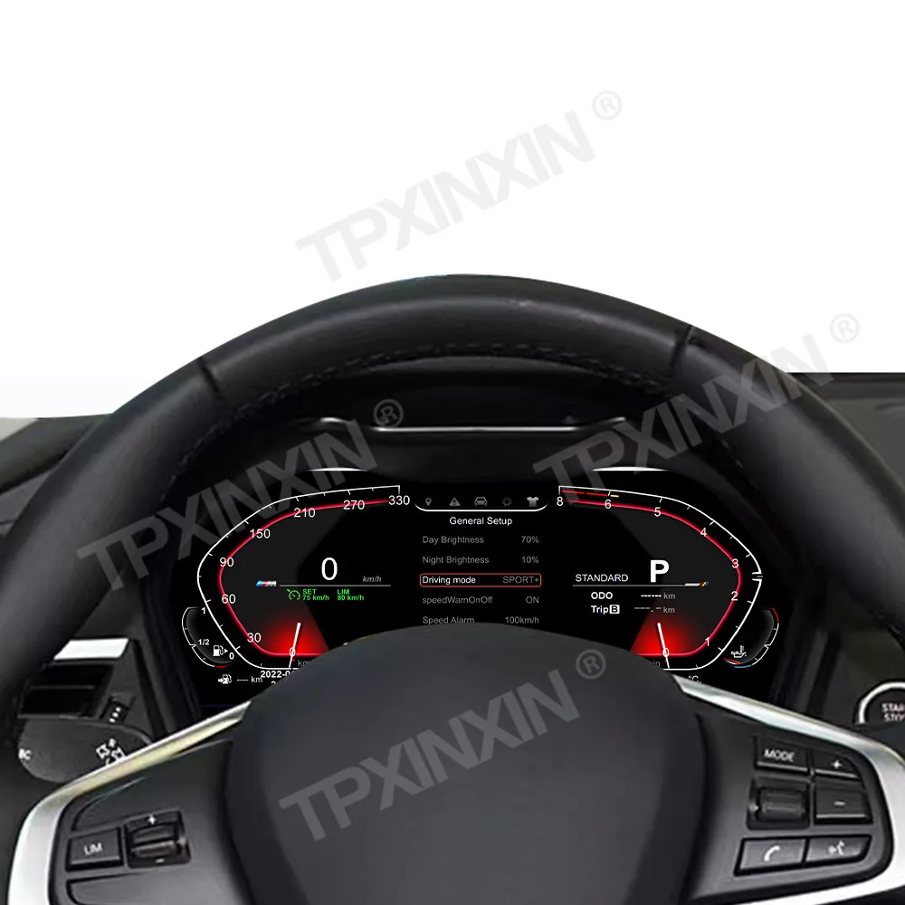 Digital LCD Virtual Cluster Cockpit For BMW 1 2 Series X1 X2 F20 F52 F22 F45 F48 F49 F39 Dashboard Panel Speed Meters 12.3 Inch