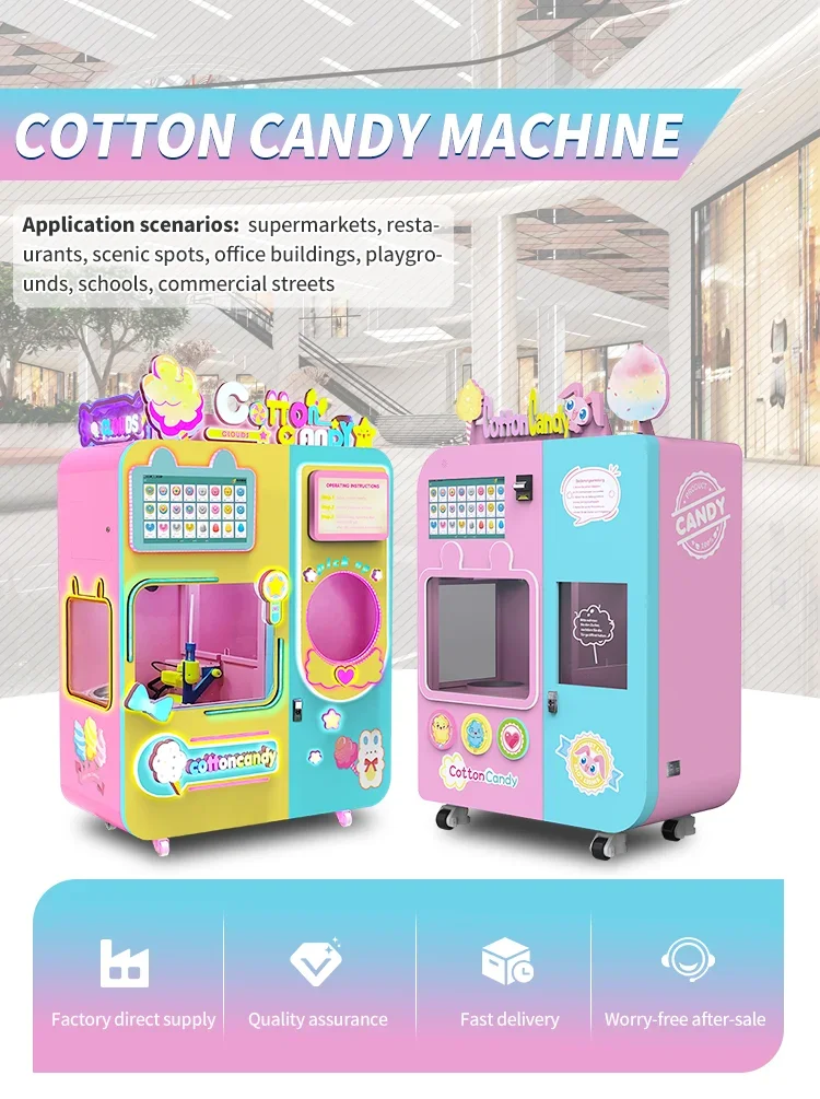 Battery And Gas Operated Cotton Candy Machine Cotton Candy Machine Fully Automatically Spare Parts Cotton Candy Machine