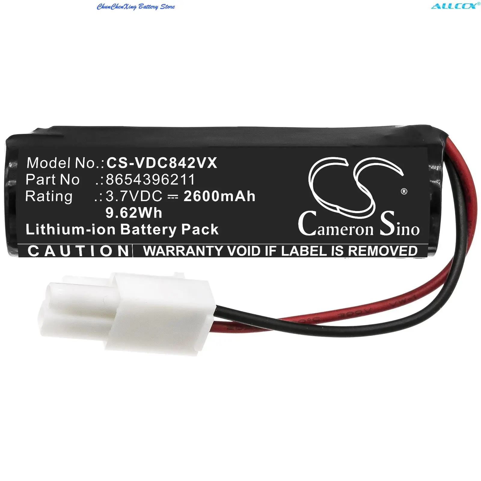 OrangeYu  2600mAh/3400mAh Vacuum Battery 8654396211 for Vileda Quick&Clean, VI409842